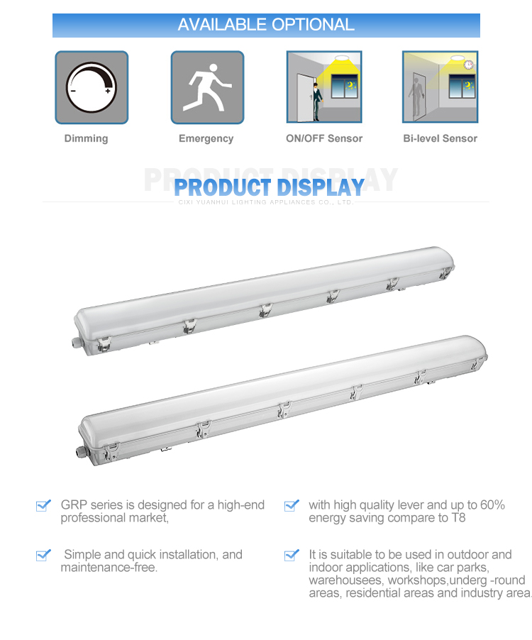 8TF LED tri-proof light
